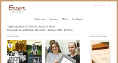 Desktop Screenshot of essers-gasthaus.de